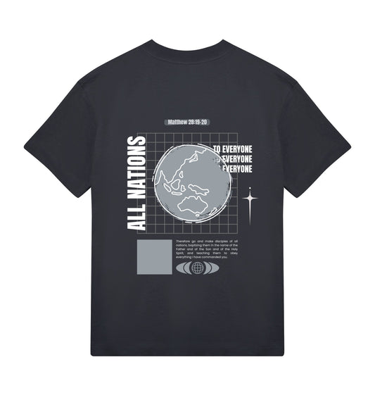 All Nations - Mens Oversized Tee - LetWearBeLightt - shirt