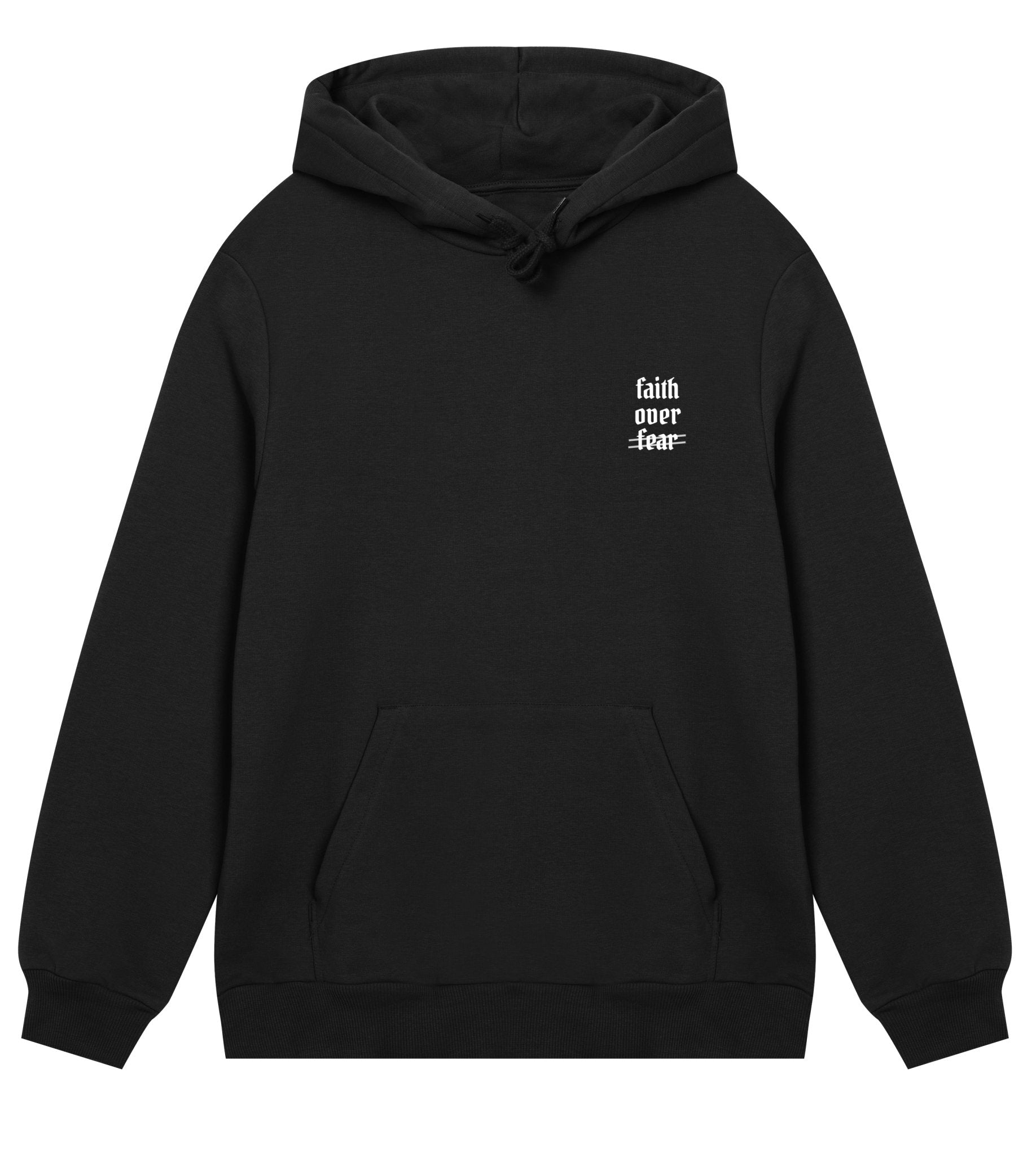 Faith over Fear - Mens Regular Hoodie - LetWearBeLighthoodie