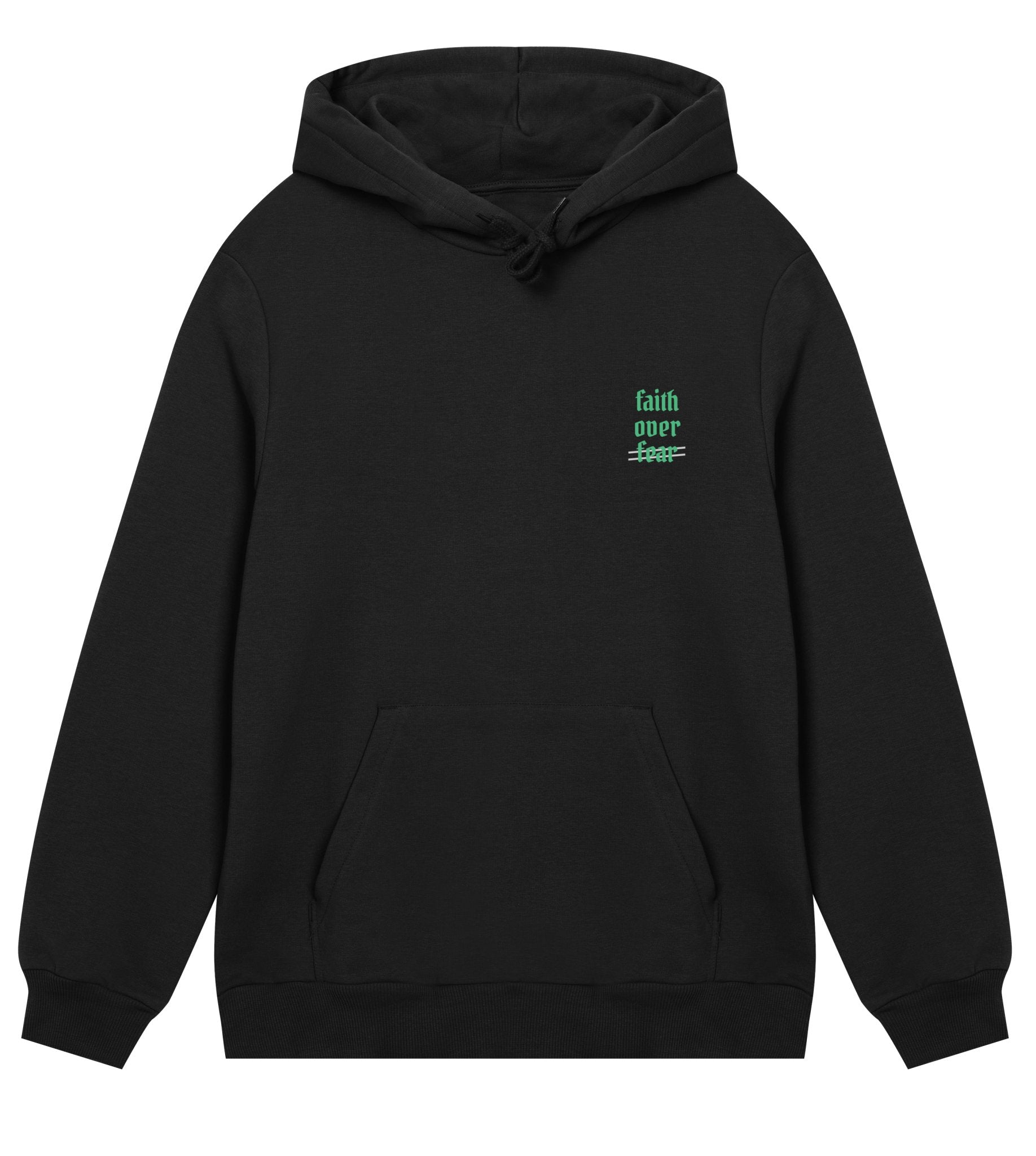 Faith over Fear - Mens Regular Hoodie - LetWearBeLighthoodie